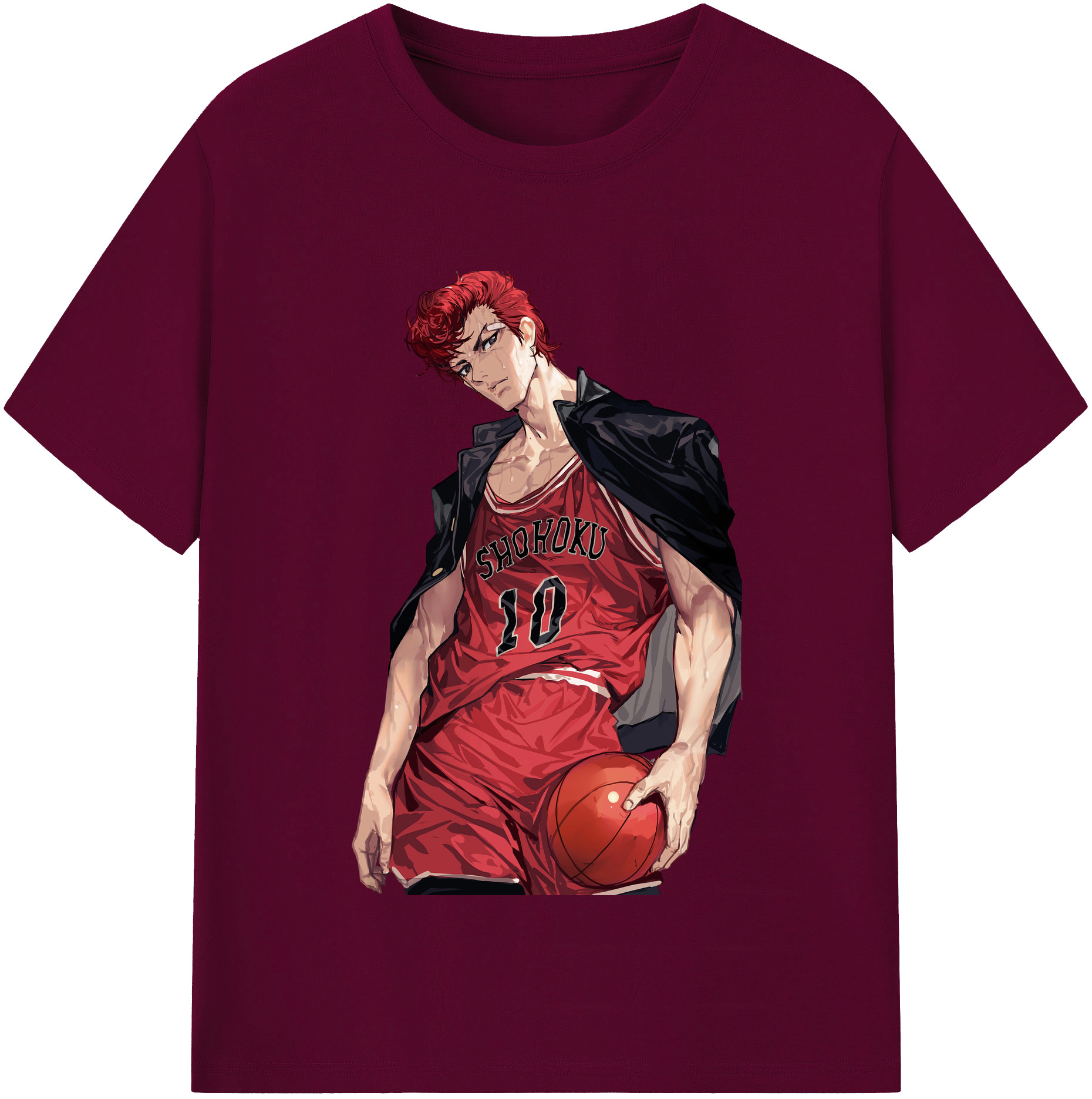（画像用） SLAM DUNK／スラムダンク レディースカジュアルプリントTシャツ（綿100％）